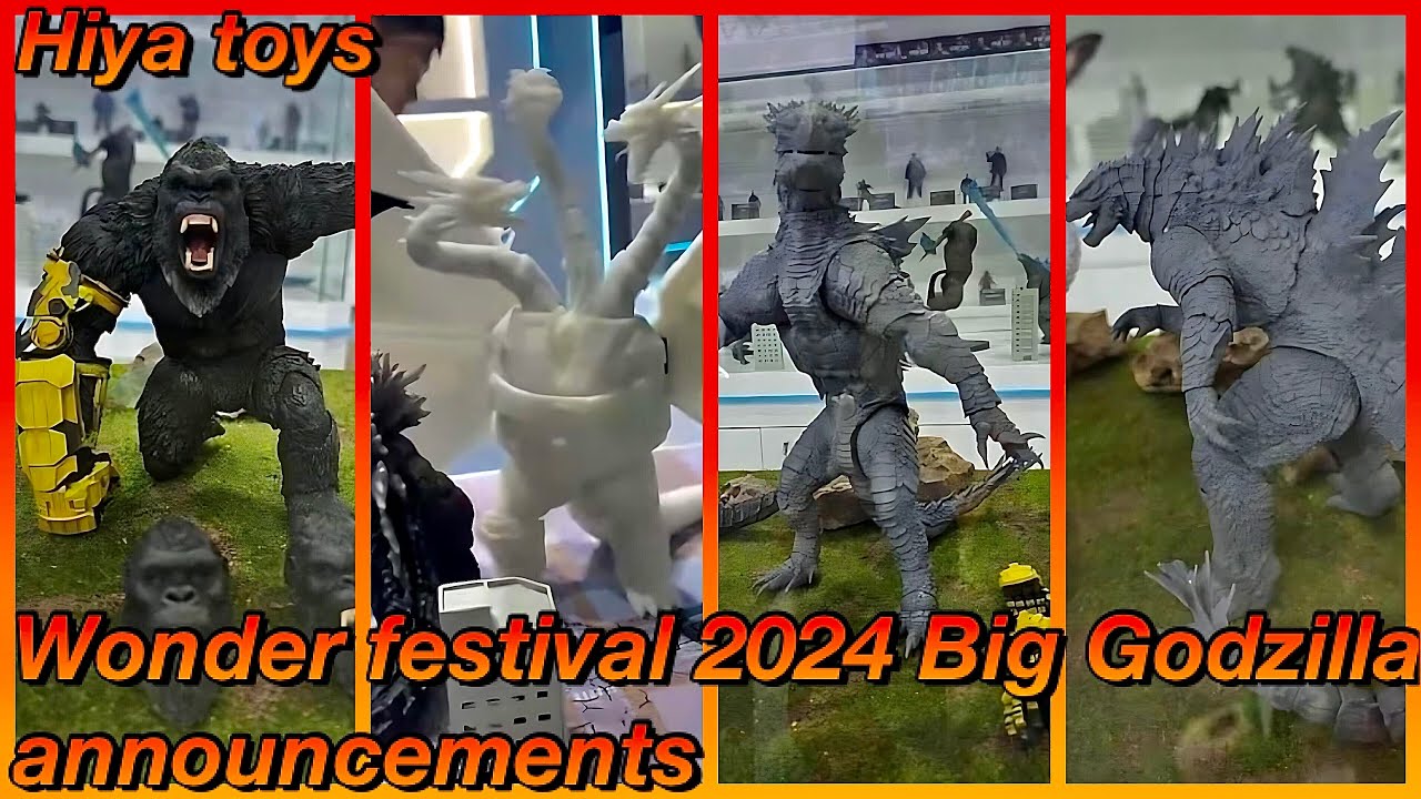 Wonder festival 2024 Hiya toys showcases Mecha King Ghidorah 