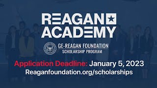 GE-Reagan Foundation Scholarship Program 2023