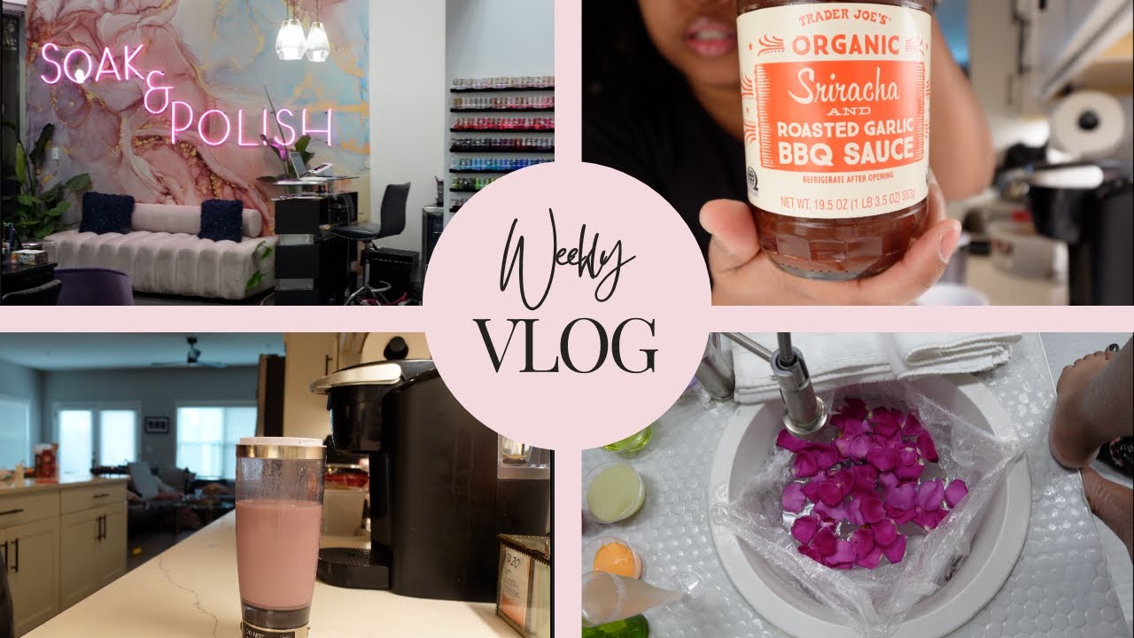 LIFE IN ATLANTA | Rose Petal Pedicure | Smoothie Recipe | Steal my PINTEREST Strategy!
