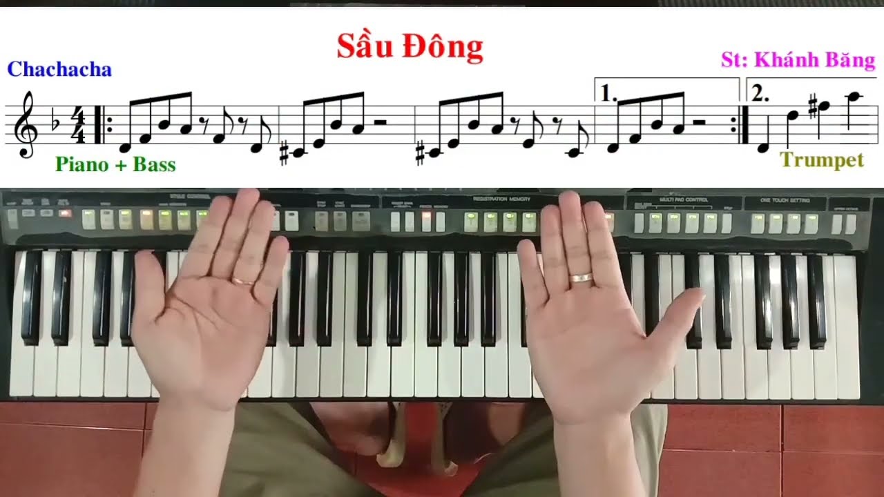 Bài: SẦU ĐÔNG | Nguyễn Hưng | Hướng dẫn đệm hát | Ku Tèo Piano.