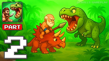 Dino King: Jurassic Hunt - Gameplay Walkthrough Part 2 - Become The Ultimate Predator (iOS, Android)