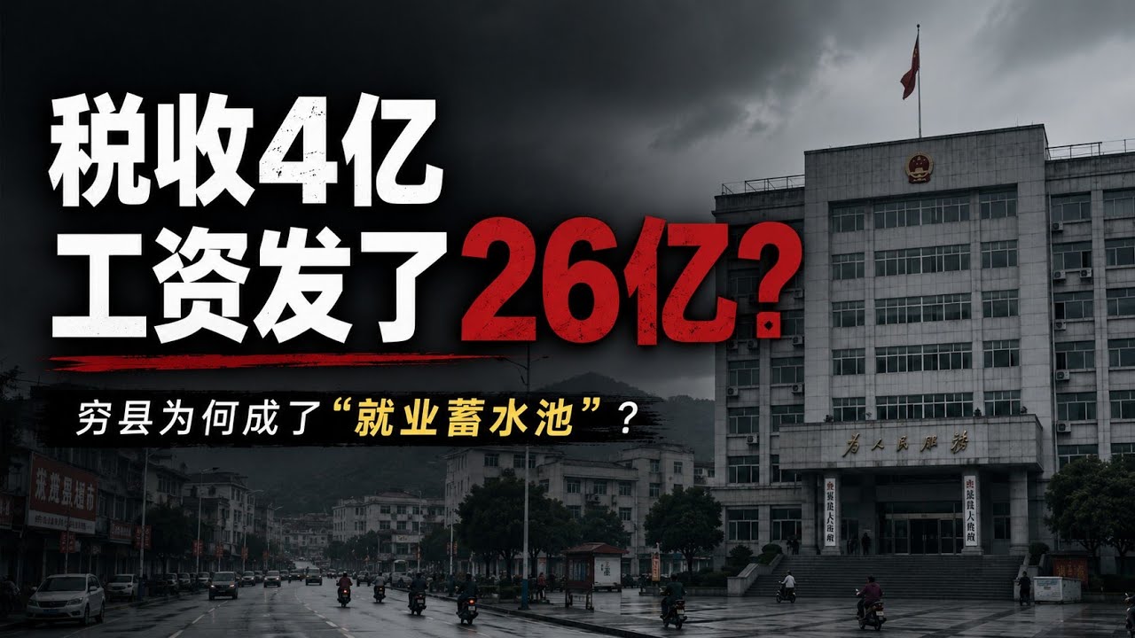 税收4亿，工资发了26亿：穷县为何成了最大的“就业蓄水池”？ - YouTube