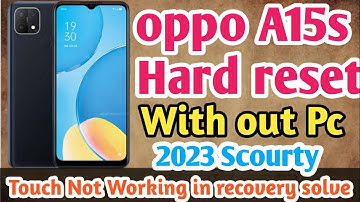 OPPO A15 Ka Lock Kaise Tode | Oppo A15 Hard Reset - Password Unlock Without Pc.. February 2023