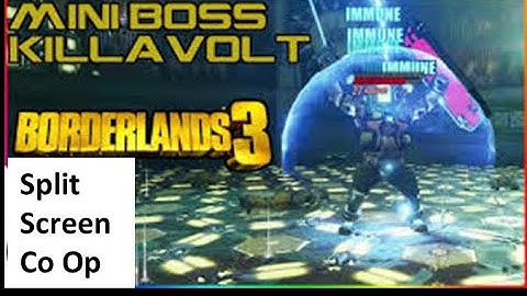 Borderlands 3 Split Screen Co Op, Killavolt Mission Gameplay and Walkthrough Part 3 Boss Fight.