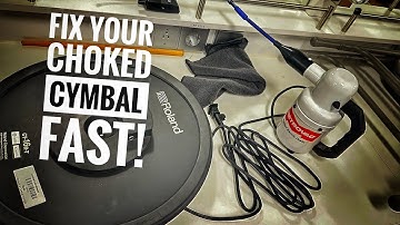 Roland Drums - Solving choked cymbal.