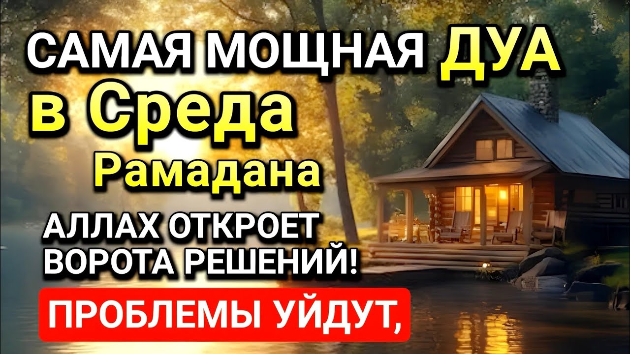 Самая сильная дуа в Среда! Ризк, богатство, успех, счастье!l