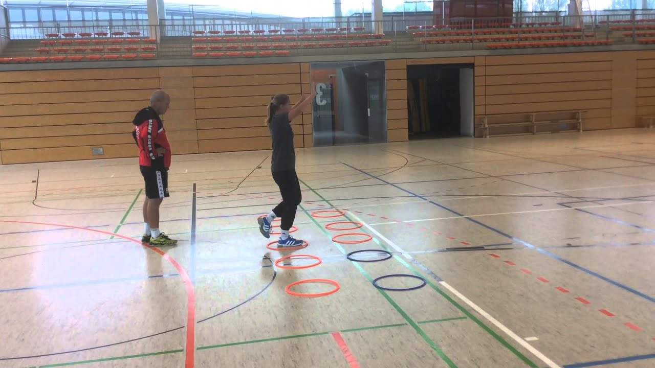 Handball Torwarttraining Koordination