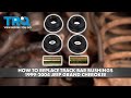 How to Replace Track Bar Bushings 1999-2004 Jeep Grand Cherokee