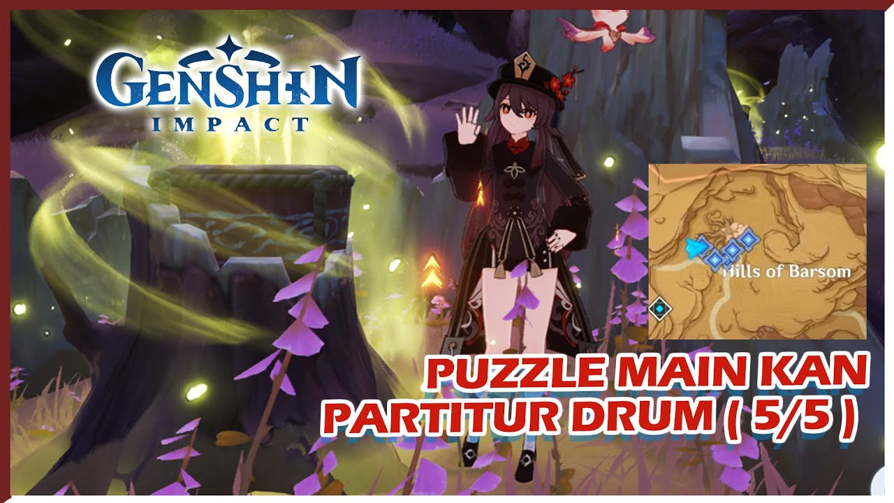 Puzzle Sumeru Mainkan Partitur Drum ( 5 /5 ) Genshin Impact 3.6 ! YouTube