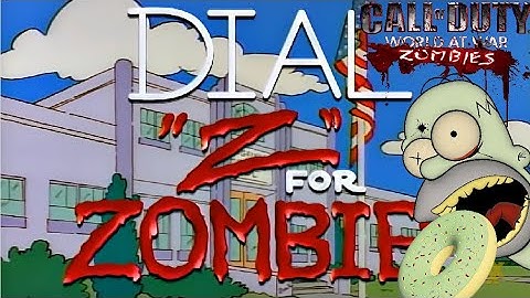 The Simpsons CUSTOM Zombies Map - INSANE😂😂 #WaW #callofduty #zombies