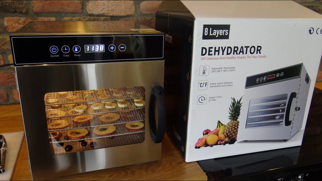 GUANCHENG Kwasyo 8 Tray Dehydrator Review and Demonstration