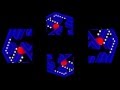 Pac man holographic animation for use with holoquad pyramid hologram mmd