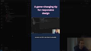 🎯 A golden trick for responsive coding!
