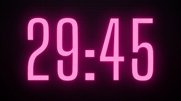 29 min 45 sec countdown timer relaxing videos