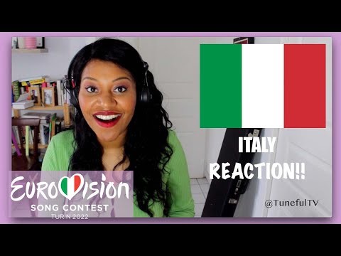 ITALY Eurovision 2022 Reaction (Tuneful TV)