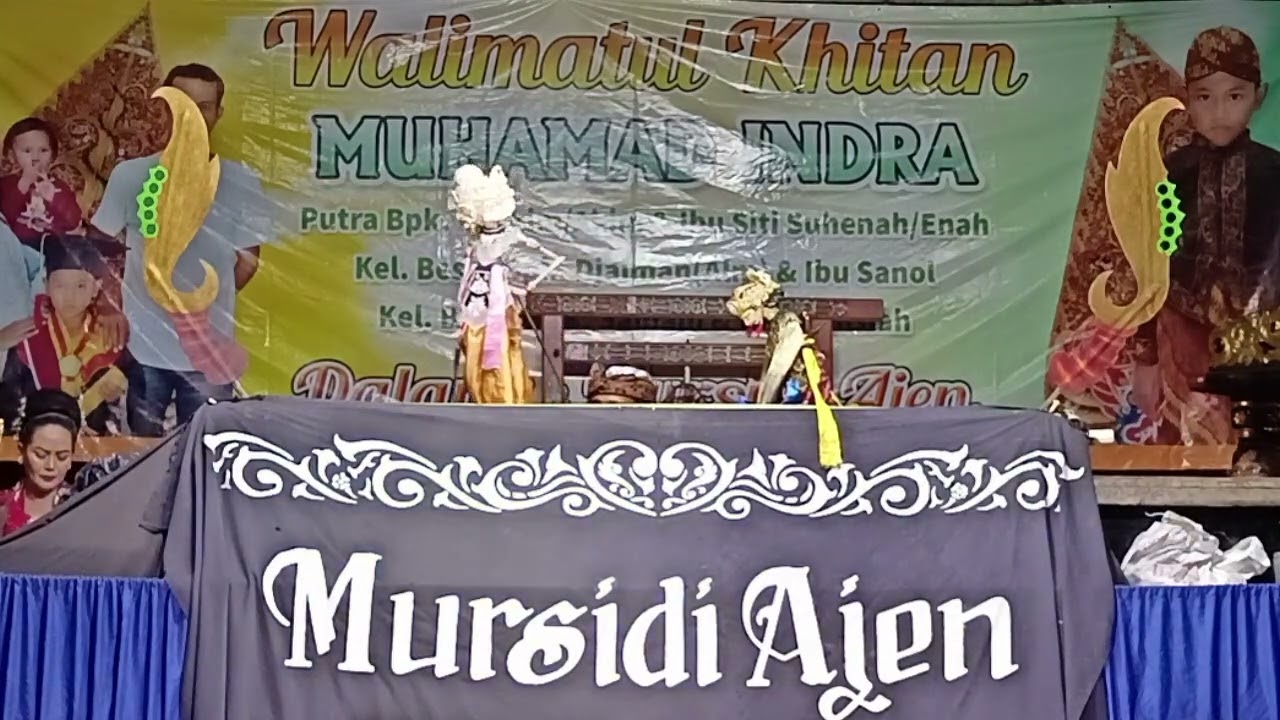 Pagelaran wayang golek Ki dalang Mursidi Ajen Tangerang Banten (Banyu Netra).