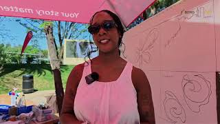 Sherrifah Arewa is one of the emerging artists at the Absa L'Atelier Art 2026