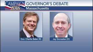 Massachusetts Gubernatorial Debate Charlie Baker vs Jay Gonzalez Oct 17 2018