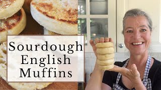 Make Soft & Fluffy Sourdough English Muffins at Home