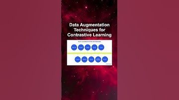 Data Augmentation Techniques for Contrastive Learning #ai #artificialintelligence #machinelearning