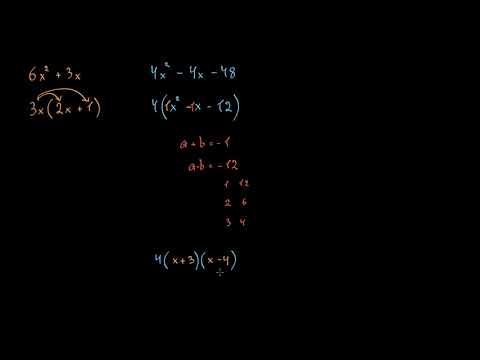 სტრატეგიები კვადრატული განტოლების მამრავლებად დასაშლელად (ნაწილი 1 2-დან)