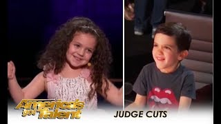 Sophie Fatu: Simon Sets Up His Son Eric With YOUNGEST Contestant Ever! | America's Got Talent chords