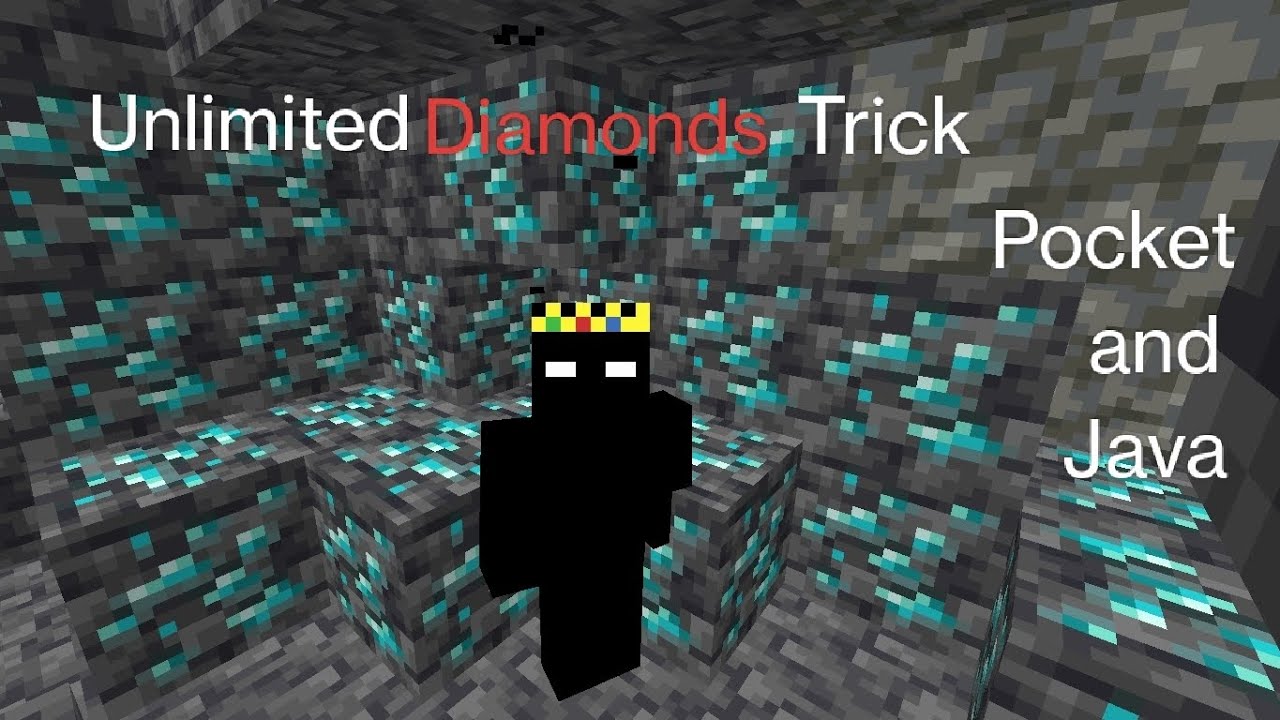 Minecraft Java Refrees Trick Unlimited diamond trick 1.20 and 1.21 pocket edition and Java edition # ...