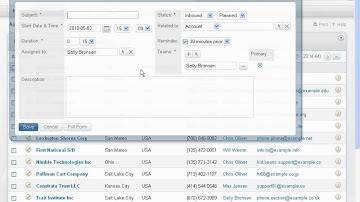 SugarCRM 6 UI Preview