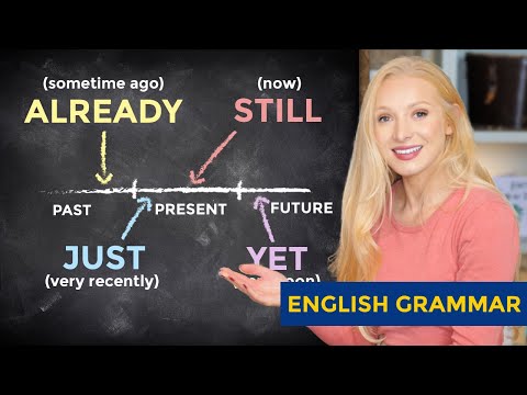 JUST ALREADY STILL YET - English Grammar Lesson (+ Free PDF & Quiz)