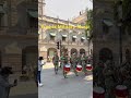 Puebla Centro: Police Band at the Zócalo with Military Guard