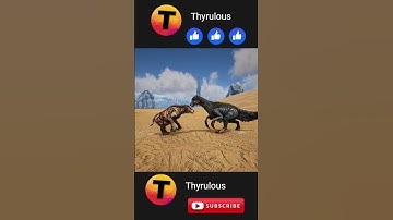 THERIZINOSAUR VS CHALICOTHERIUM | 1 VS 1 | Ark Short Battles | Thyrulous | #Shorts (5)