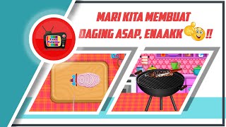 Mari Kita Membuat Daging Asap, Ennaak ! ] Zona Pelangi [ World Best Cooking Recipes Game screenshot 3