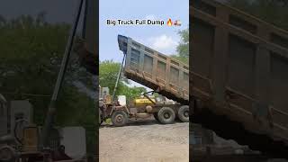 Big Truck Unloading Gitti in Full Speed Heavy Loading Work