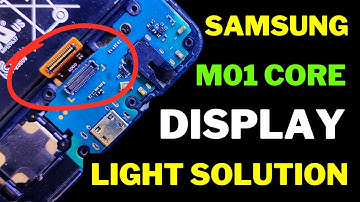 Samsung m01 core display light solution | Mo1 core display light solution