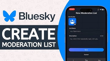 How to Create a Moderation List on Bluesky - Create Moderation List in Bluesky