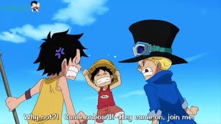 Ace, Luffy and Sabo Funny Moments #1