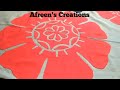 Applictutorialbedsheetdesigningappliquetrickflowercuttingtutorial patternpillow cover