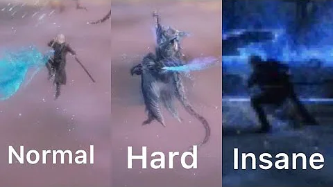 Normal, Hard and Insane! Vergil Combos!