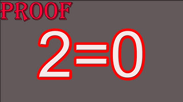 Proof 2=0 II Can you find the mistake?