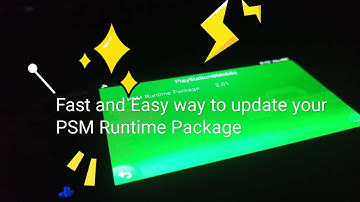 Fast and Easy way to install PSM Runtime Package v2.01 in 2 min