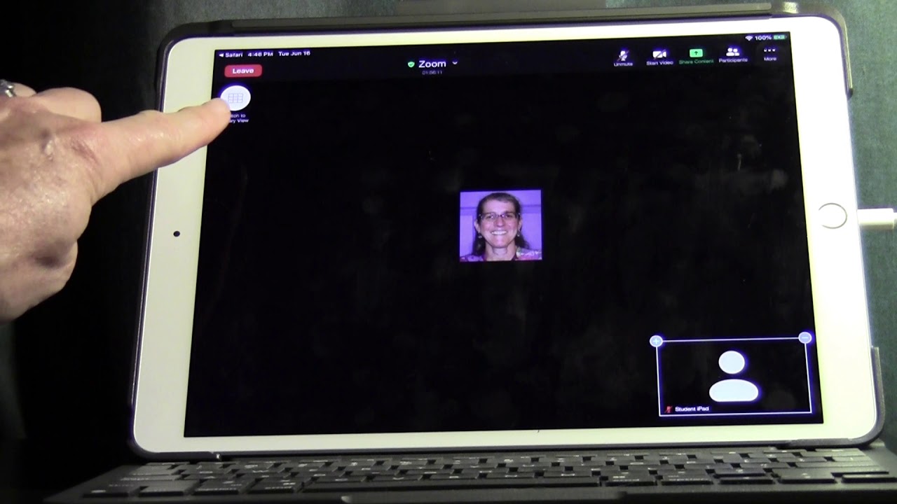 how to record a zoom meeting on an ipad