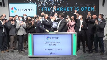 Coveo Solutions Opens the Market, November 24, 2021