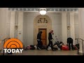 Protesters at columbia university occupy a building on campus