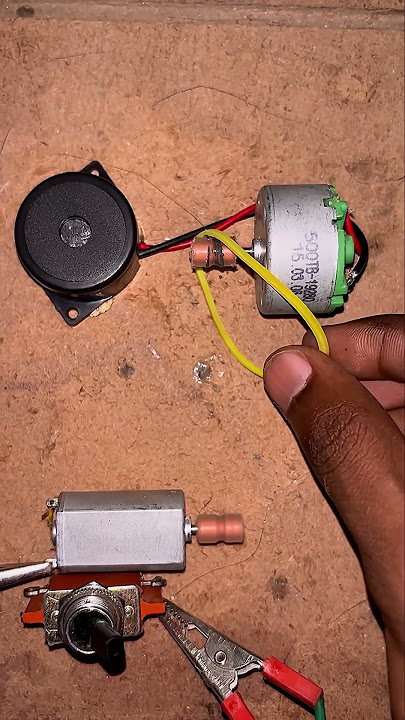 Buzzer sound • Dc motor