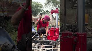 How to sleeve fitting Cummins Engine #shortsfeed #automobile #repair #restoration #truck #jcb #tata