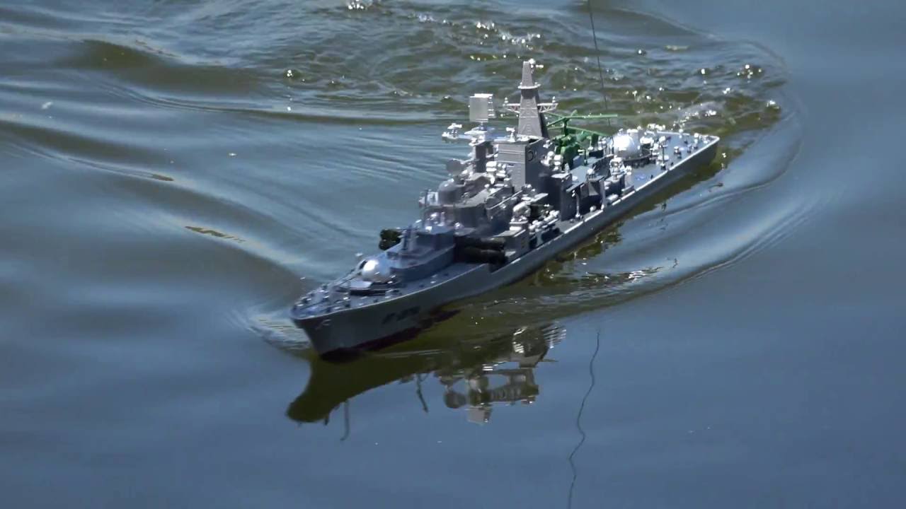 toy ship in water