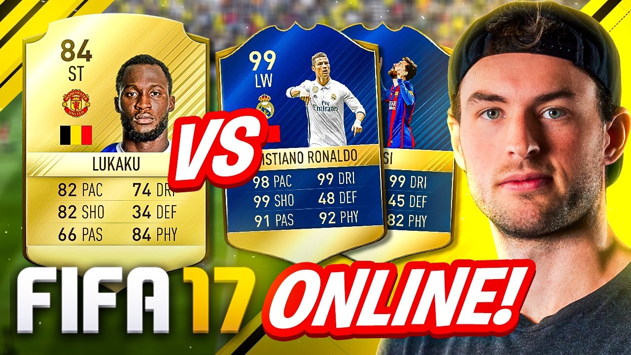 FIFA 17 Online GAMEPLAY vs 99 Ronaldo & 99 Messi TOTS!