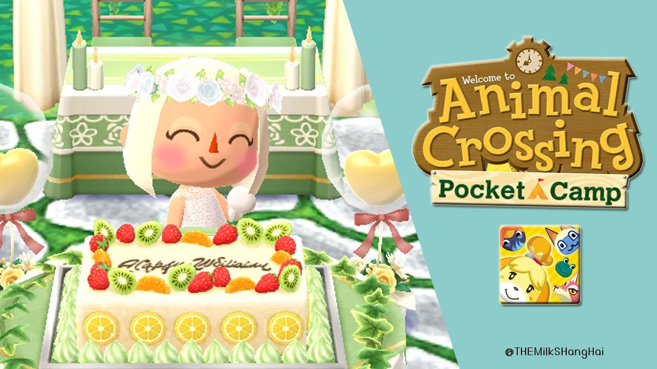 [ Animal Crossing Pocket Camp ] Lottie's Wedding Expo 🍾🎂 YouTube