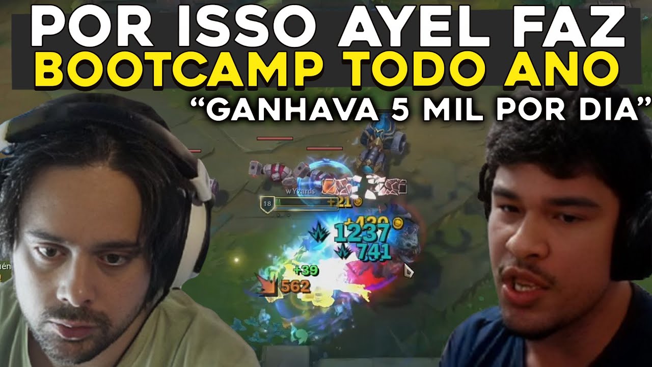 MOTIVOS DO BOOTCAMP ANUAL DO AYEL, YODA MAIN RYZE NA SOLOQ - RENECRODILO LEAGUE OF LEGENDS