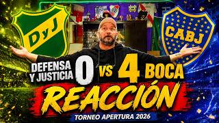 DEFENSA Y JUSTICIA 0 vs BOCA 4 - Reacciones de Hinchas de River - Torneo Apertura 2026